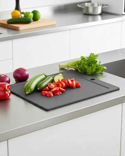 Planche à découper noire avec ligne de jus – Votre partenaire de cuisine fiable pour une cuisson sans effort ! - NXT Board