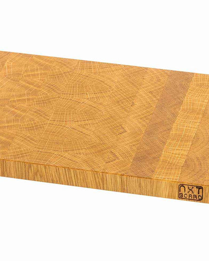 Planche à découper en chêne, bois de bout, fait à la main