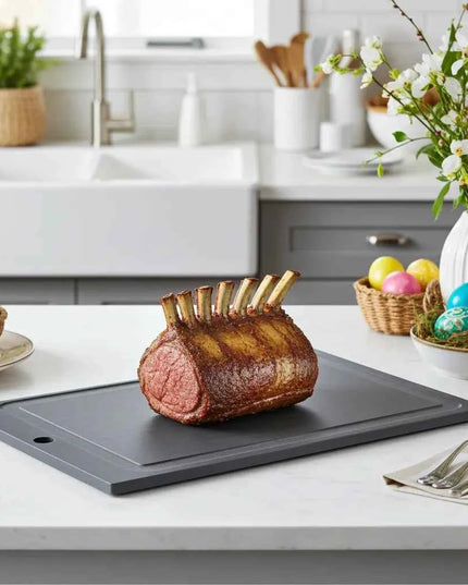 Planche à découper noire avec ligne de jus – Votre partenaire de cuisine fiable pour une cuisson sans effort ! - NXT Board
