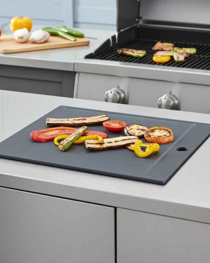 Planche à découper noire avec ligne de jus – Votre partenaire de cuisine fiable pour une cuisson sans effort ! - NXT Board